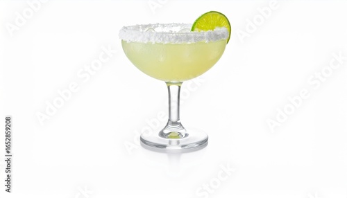 Wallpaper Mural Refreshing Margarita Cocktail with Lime Slice on Glass Rim Perfect for Summer Gatherings and Celebrations Torontodigital.ca