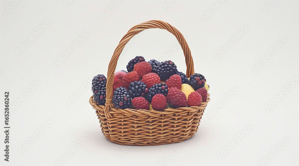 basket with easter eggs basket with easter eggs