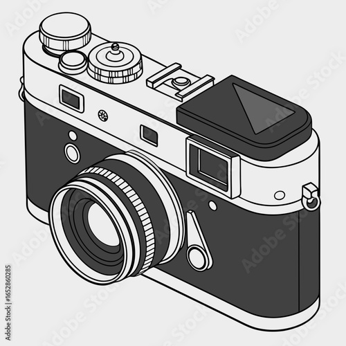 Retro photo camera
