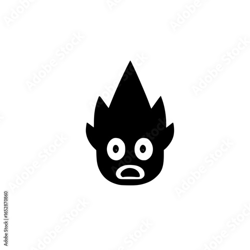 Shocked emoji on clipboard symbolizing unexpected result reaction or dramatic office note
