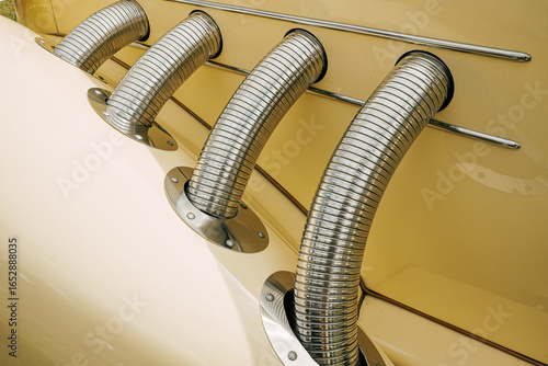 Part of an old car