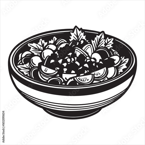 Preparing a Fresh Greek Salad, a Healthy and Delicious Summer Meal with Hand-Chopped Vegetables and Classic Mediterranean Ingredients