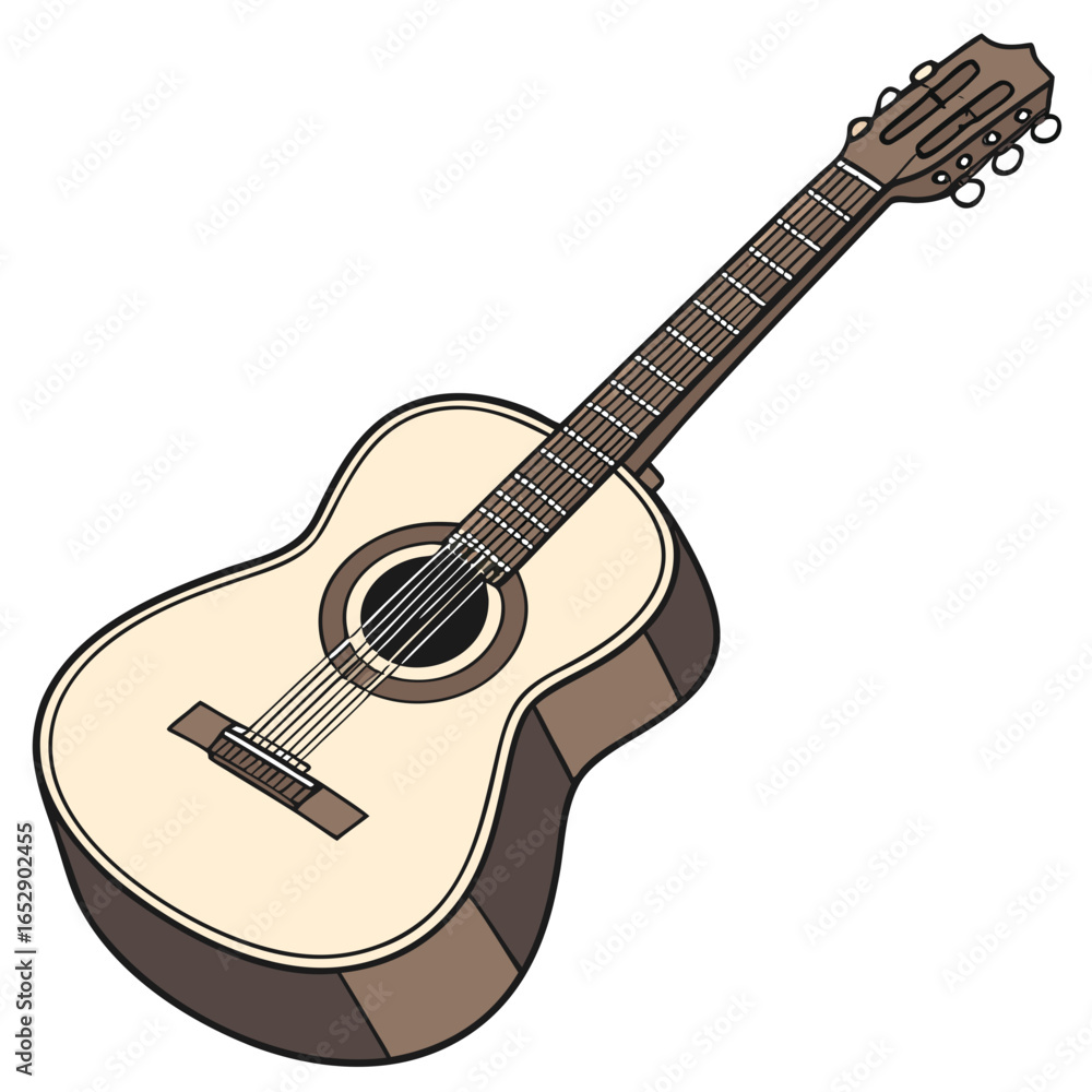 Fototapeta premium Classical Acoustic Guitar.