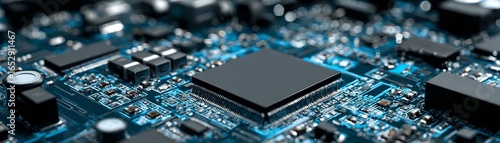 Vibrant and detailed illustration of a powerful multi core computer processor showcasing countless glowing CPUs in a spectrum of colors symbolizing modern data processing and hardware innovation