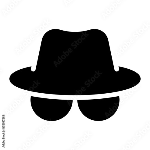 hacker glyph icon