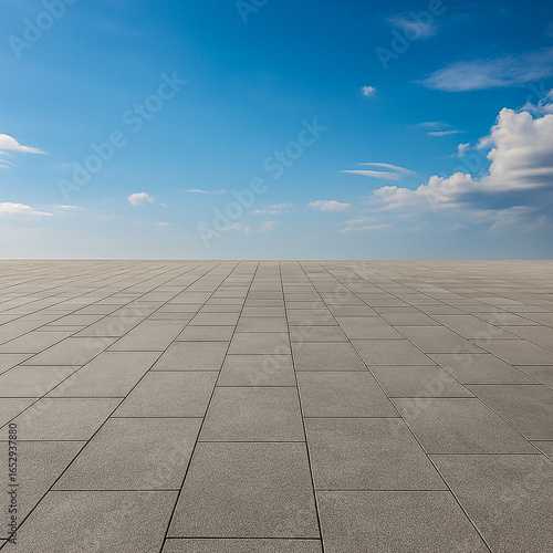 stone wall and blue sky