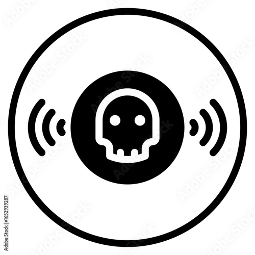 voice command glyph icon