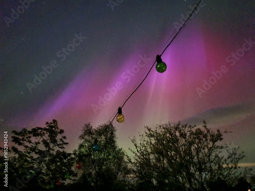 Festoon Bulb Lights and the Northern Lights