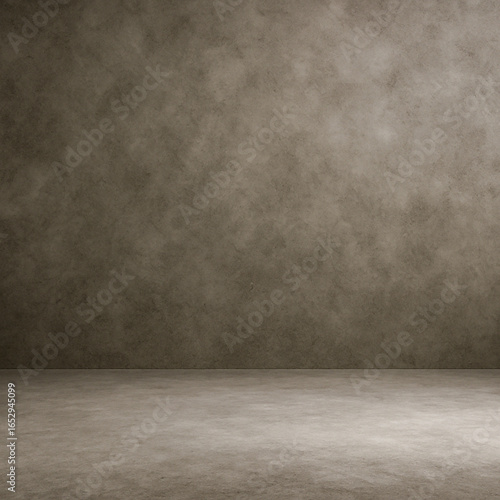 empty room with concrete wall