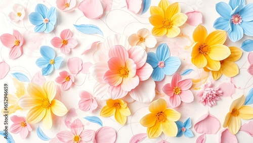 colorful flowers background