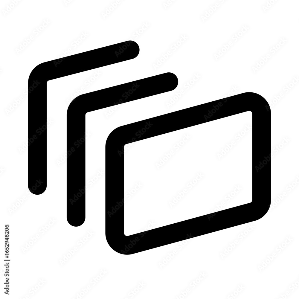 User Interface v2 outline icon set User Interface v2 outline icon set