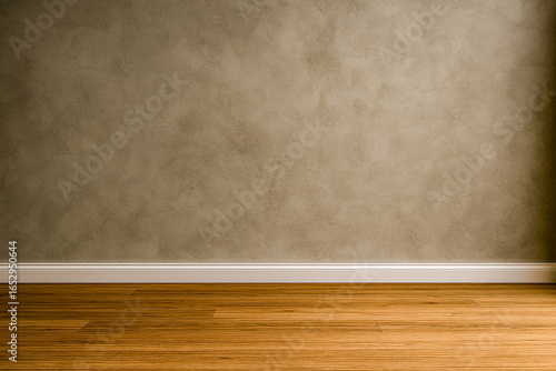 empty room with wooden floor