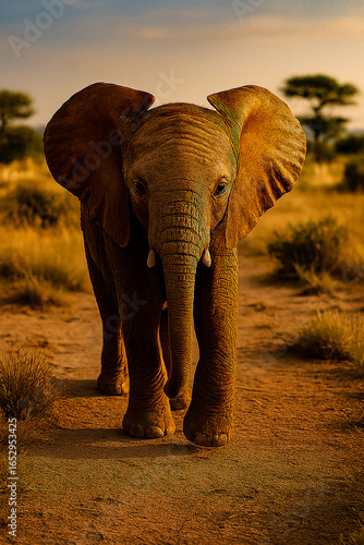 an elephant
