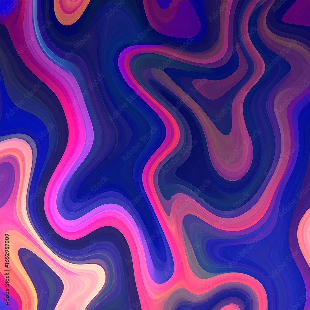 Obraz premium Abstract swirling colors (5)