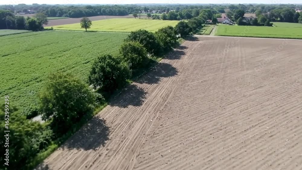 Rural landscape aerial view Rural landscape aerial view