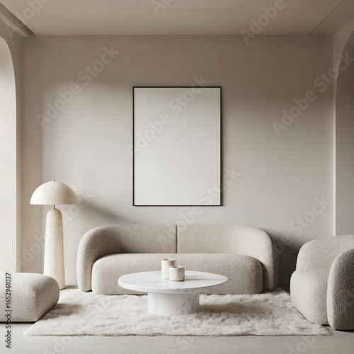 Wallpaper Mural modern living room MockUp Torontodigital.ca