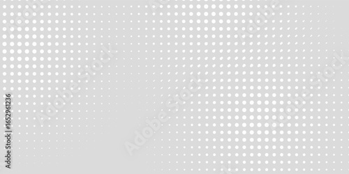 Dot white gray wave light technology texture background. Abstract big Dot pop art comic sport style sport background modern arts