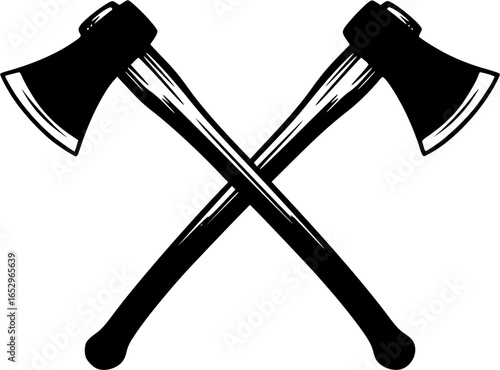 axes crossed vector drawing illustration
