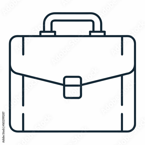 black briefcase icon