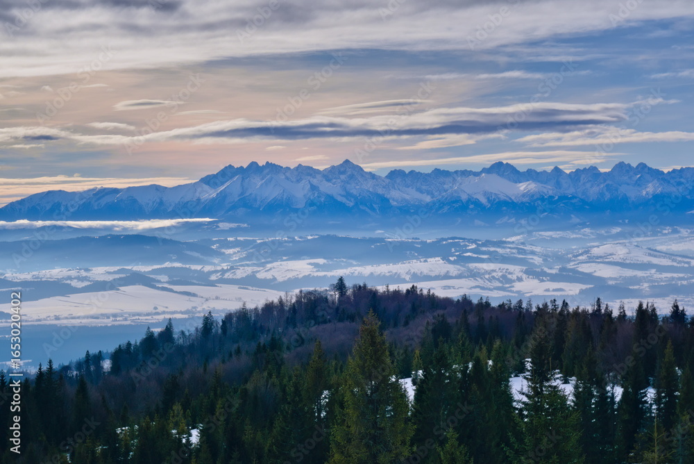 Obraz premium Tatry w zimie