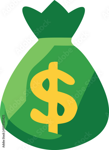 vector illustration of a dollar symbol