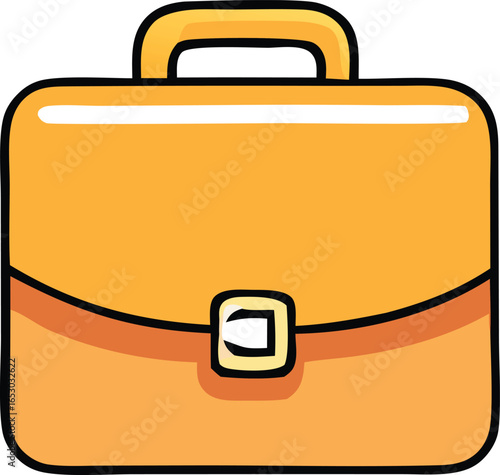 vector illustration of a briefcase