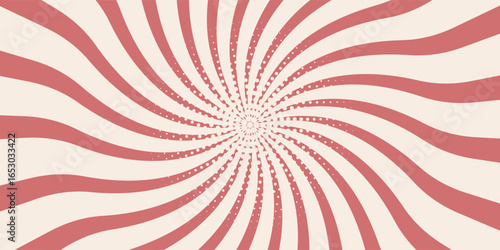 Retro background with rays or stripes in the center. Sunburst or solar burst retro background. Starburst abstract background. Vector