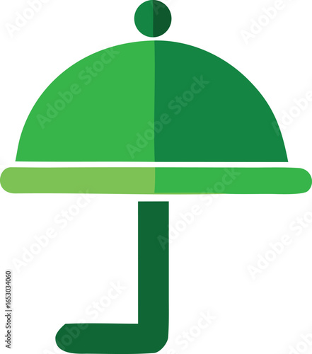 restaurant cloche icon on white background