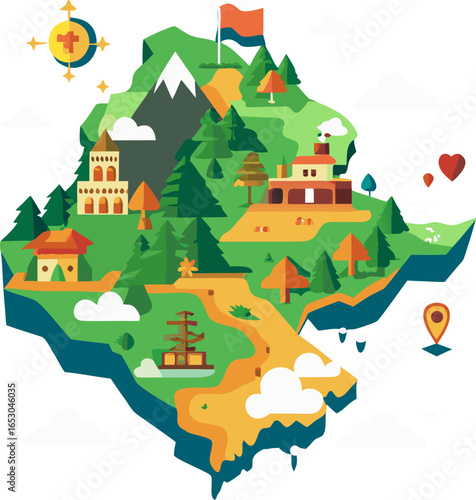 Wallpaper Mural Map icon Torontodigital.ca