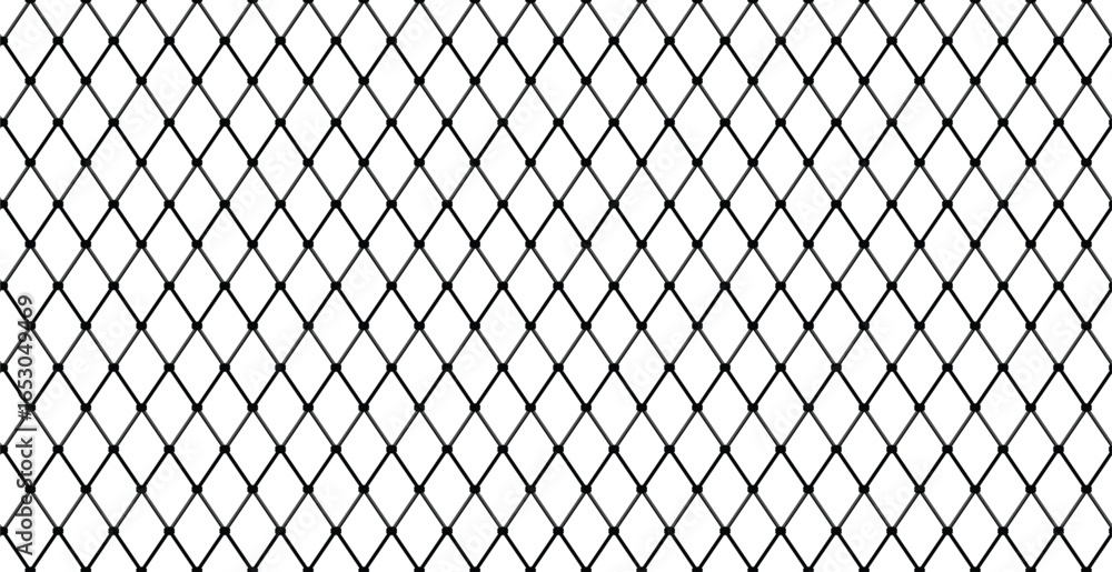 Fototapeta premium chain-link fence metal wire mesh texture background