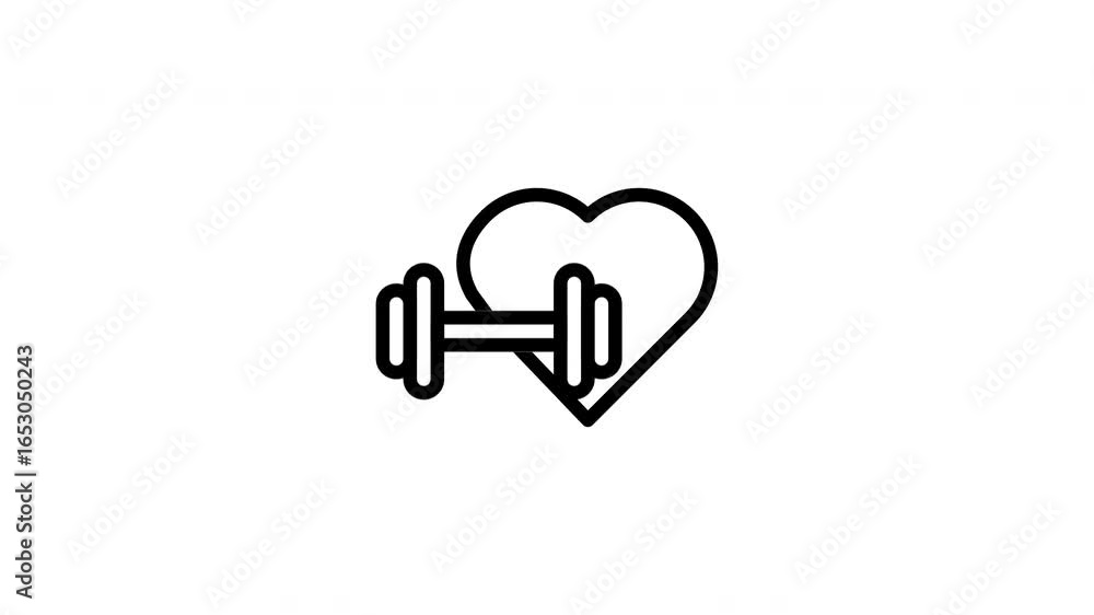 fitness animated icon fitness animated icon