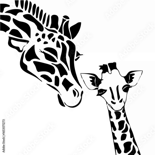 Giraffe Silhouette Vector.eps