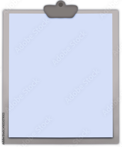 Clipboard Mockup with Transparent Background