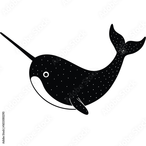 narwhal vector