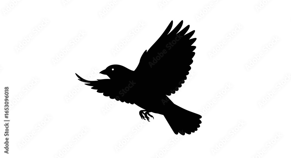 Silhouette of a flying bird against a white background, imagefx_m7j4w9_via_RJ_ImageFX_Auto.ai Silhouette of a flying bird against a white background, imagefx_m7j4w9_via_RJ_ImageFX_Auto.ai