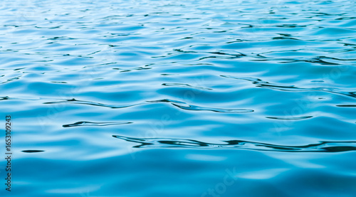 Fototapeta Naklejka Na Ścianę i Meble -  Calm ocean water surface close up background