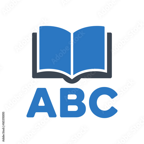 ABC Literacy Icon Open Book