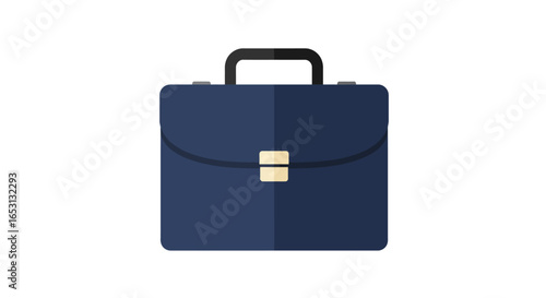 Stylish Blue Briefcase Professional Business Accessory for Modern Individuals