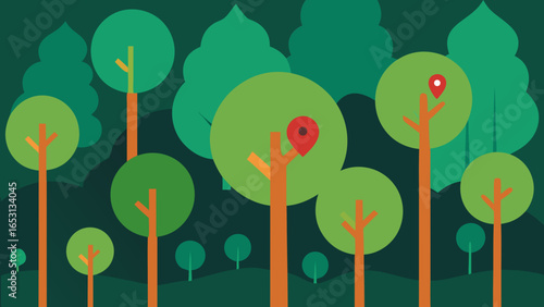 Intricate Forest Leaves Tiny Detailed Nature Patterns Design Illustration