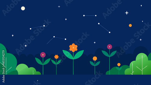 Mystical Garden Where You Cultivate Glowing Constellations