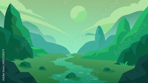 Witness the Unique Valley Where All Plants and Rocks Are Covered