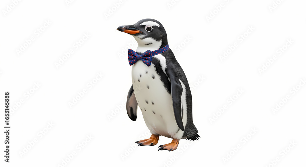 Fototapeta premium penguin on white background