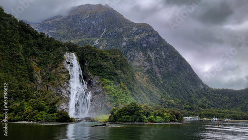 Bowen Falls in Milford Sound