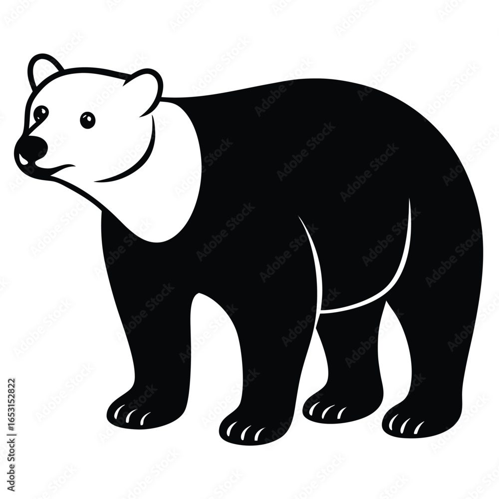 Naklejka premium POLR BEAR VECTOR ANIMAL