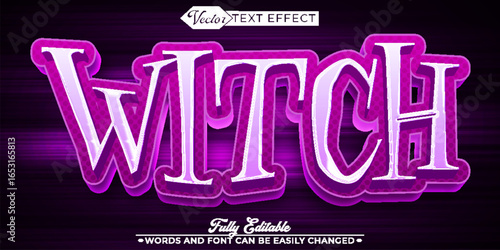  Witch Magic Spell Vector Fully Editable Smart Object Text Effect