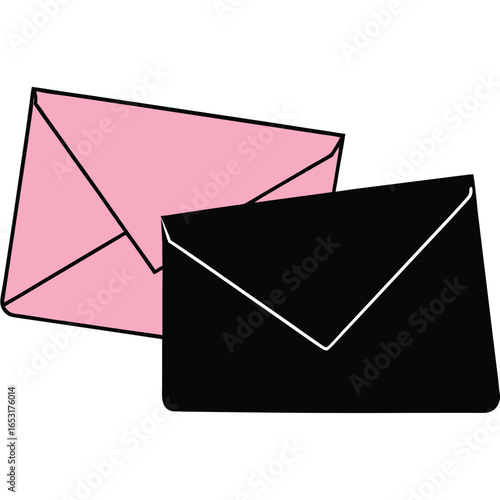 pink and red envelopes