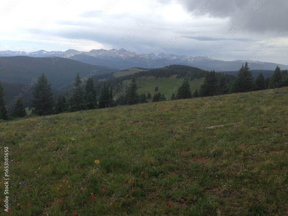 Fototapeta premium Mountain landscape in the morning