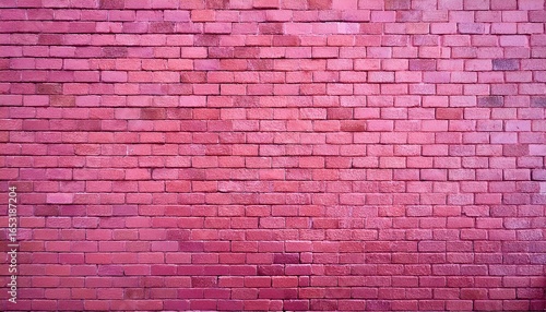 aerial view of a pink brick wall texture background