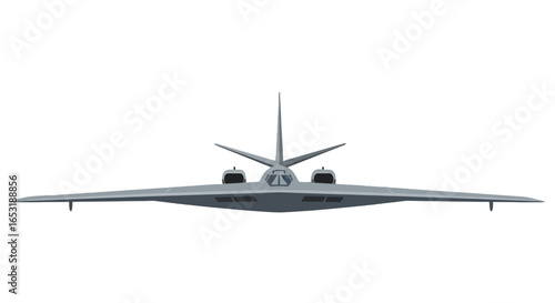 b-2 spirit bomber flying in formation a strategic stealth aircraft used for long-range missions and global power projection ideal for military technology and defense industry visuals.