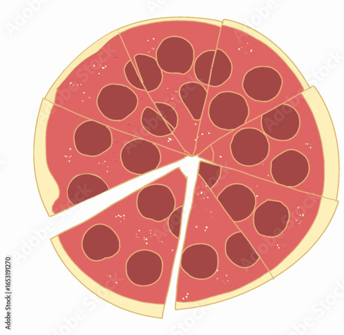 pizza vector illustration